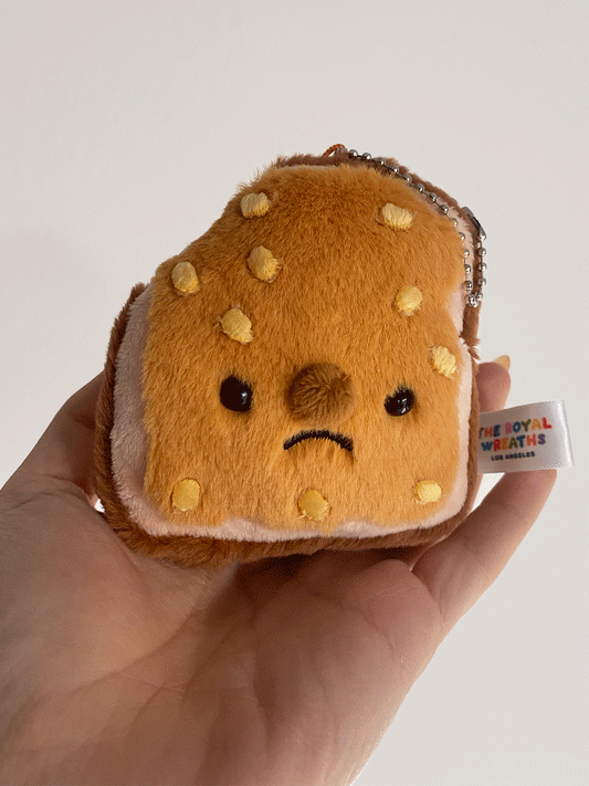 Forgotten Half-Eaten Peanut Butter on Toast