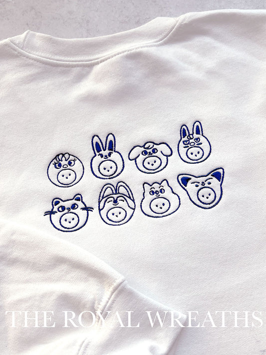 Embroidered Custom Zoo Kids Sweatshirt (SK)