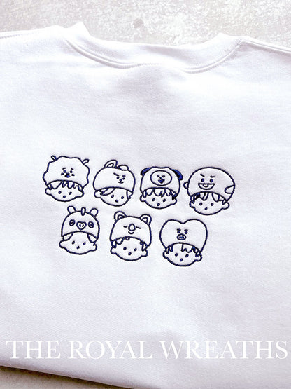 Embroidered Custom Zoo Friends Sweatshirt