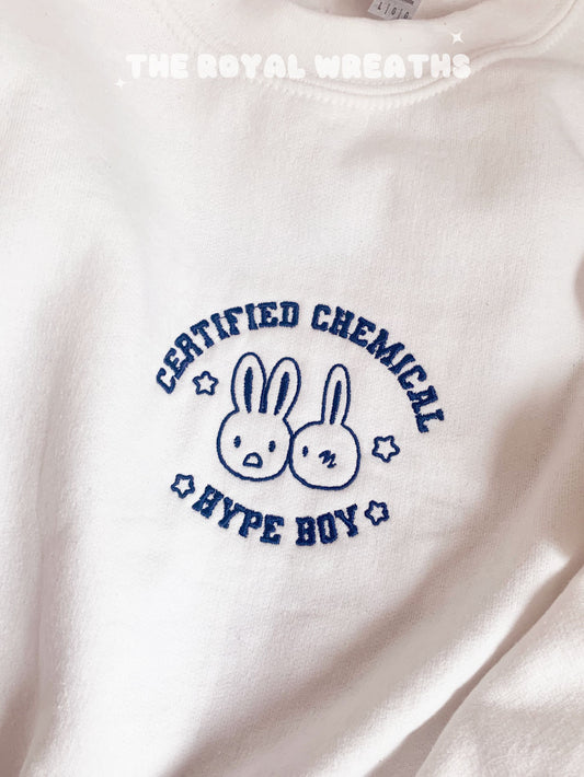 Embroidered Custom Hype Boy Sweatshirt