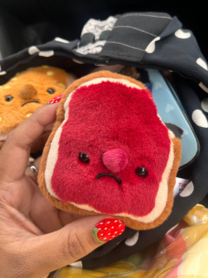 Forgotten Half-Eaten Jelly on Toast