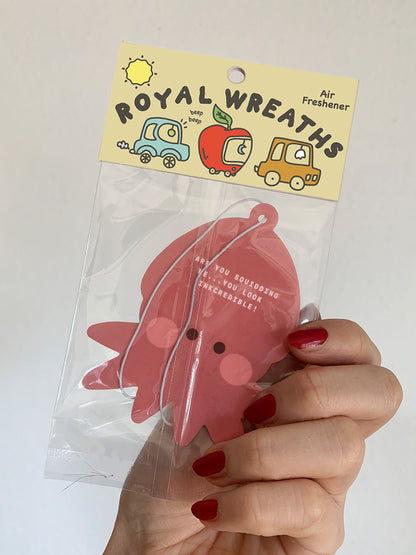 Sweet Squid Car Air Freshener (Raspberry)