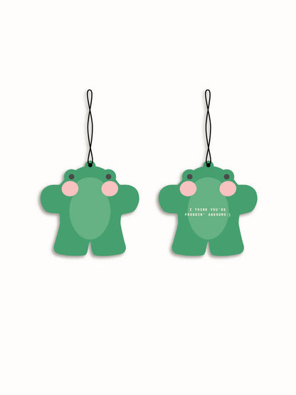 Grumpy Frog Car Air Freshener (Green Tea)