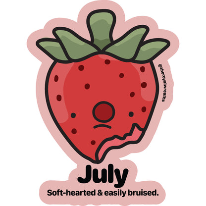 Mystery Forgotten Fruit Month Stickers