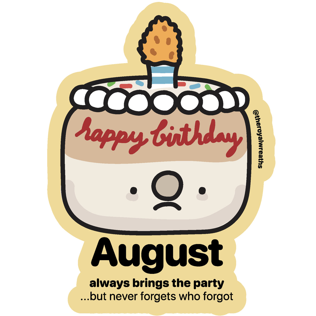 Forgotten Month Sticker