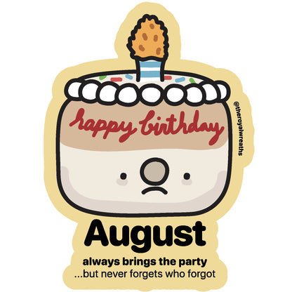 Forgotten Month Sticker