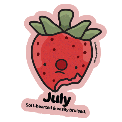 Mystery Forgotten Fruit Month Stickers