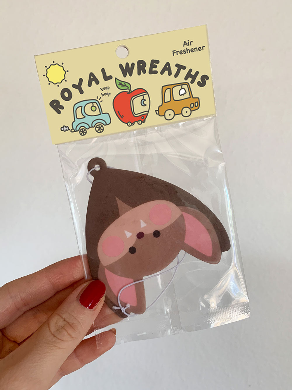 Playful Bat Car Air Freshener (Chamomile Tea)