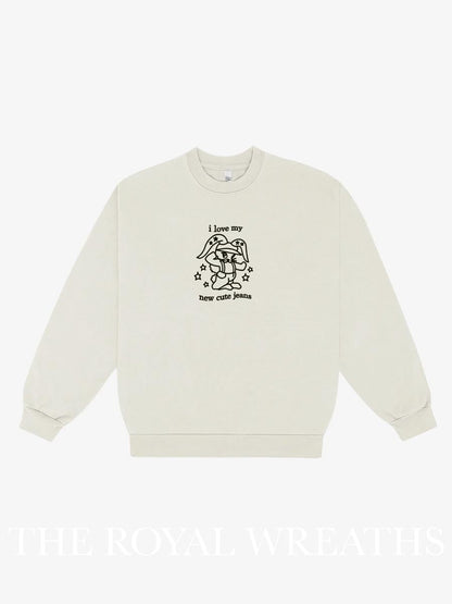 Embroidered Custom Cute Bunny Sweatshirt (NJ)